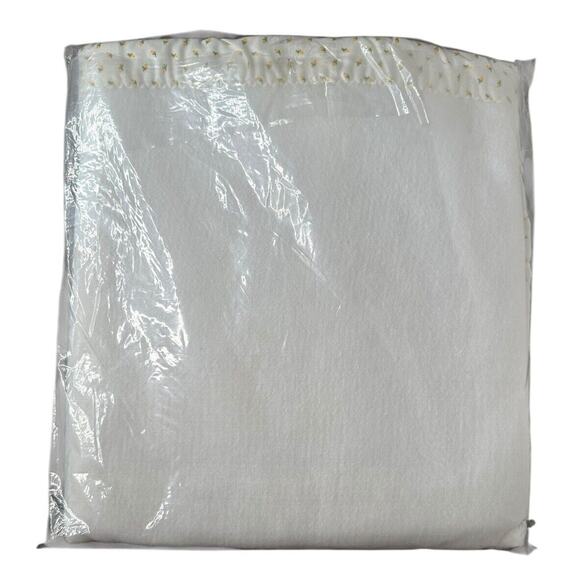 Vtg Bunnytex Baby Blanket Yellow White & Matching Teddy Lovey Unisex Floral Trim - Picture 4 of 6